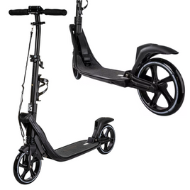 Hulajnoga Transportowa z dużymi kołami i pełnym zawieszeniem Story Town Czarna