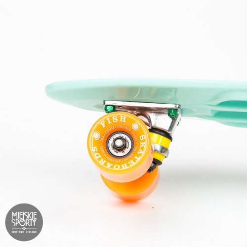 Fish skateboards Summer Green  / Silver / Orange