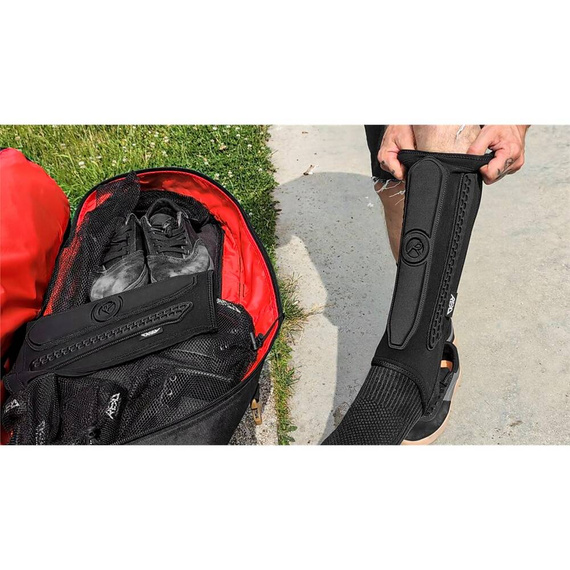 Ochraniacze na piszczele golenie długie REKD Energy Covert Shin Guards Long Czarny