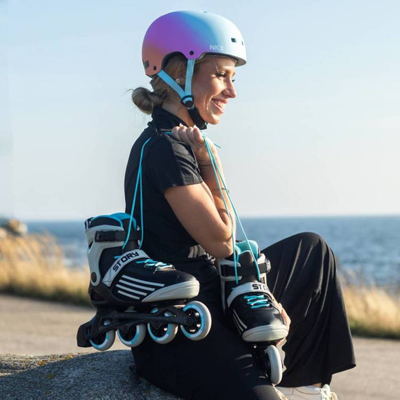 Rolki Uniwersalne Inline STORY Shockwave Czerwone