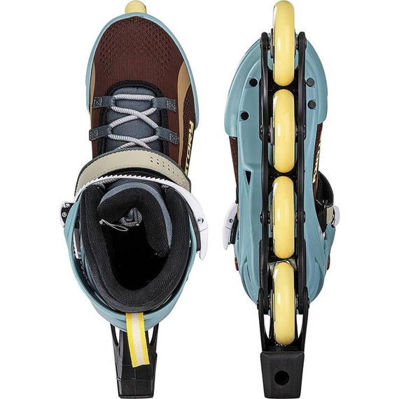 Rolki rekreacyjne Inline STORY Union Brązowo-NIebieskie