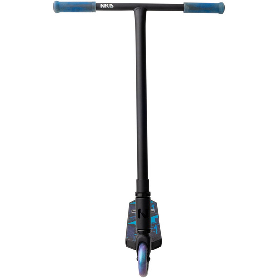 Hulajnoga Wyczynowa Aluminiowa Lekka dla młodych riderów NKD Next Generation Czarno-Niebieski wys. 79,4 cm