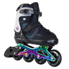 Rolki regulowane Story Motion Adjustable Inline Skates Czarno-Tęczowy