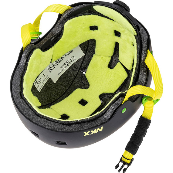 Kask Na Deskorolkę Hulajnogę NKX Brain Saver Saver Rasta Żółty