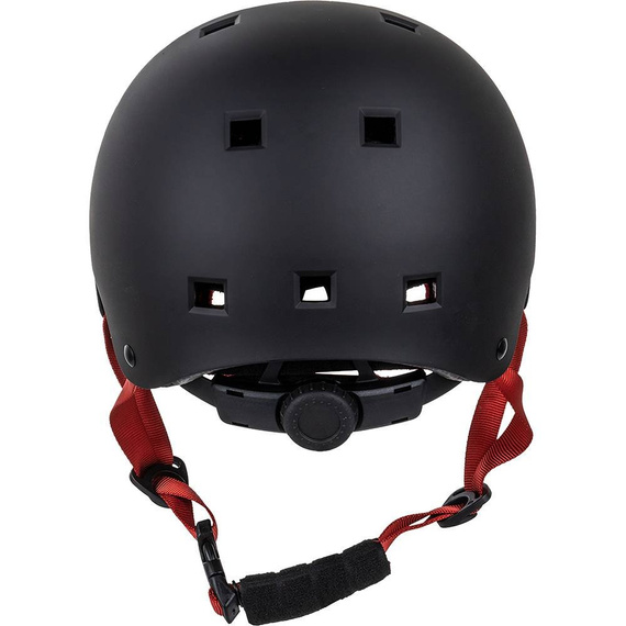 Kask Na Deskorolkę Hulajnogę NKX Brain Saver Czarno-Czerwony