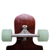 Longboard do carvingu NKX City Action Zielono-Brązowy 99 cm