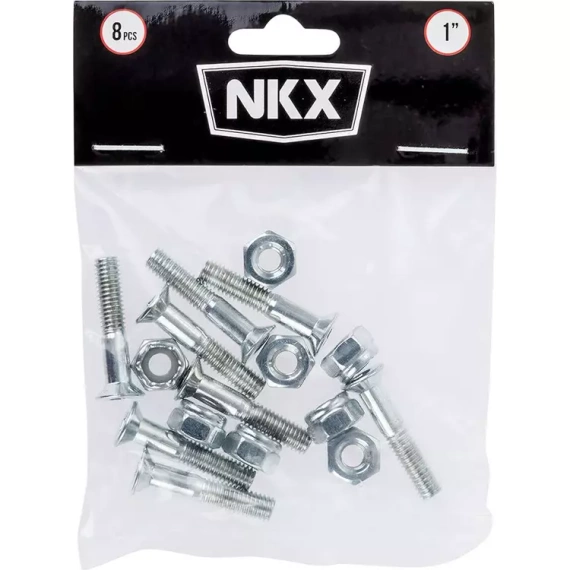 Montażówki NKX Skateboard 1" Silver