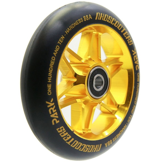 Koła do Hulajnogi NKD Park Stunt Scooter Wheels Czarno-Złoty 110 mm