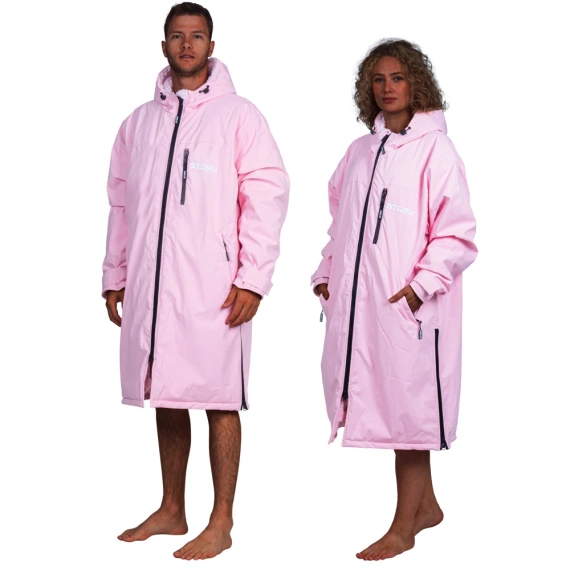 Poncho Ponczo Kurtka Story Change Robe Jasnoróżowy