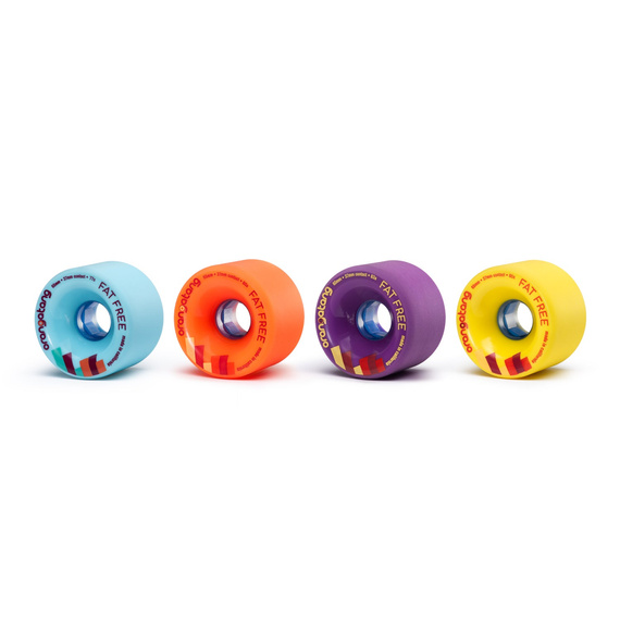 Koła do longboardu Orangatang Fat Free Wheels Pomarańczowy 65 mm 80A