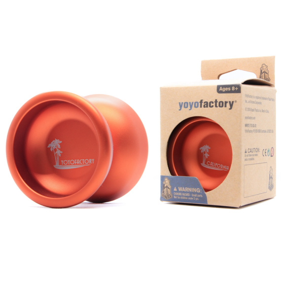 Yoyo dla zaawansowanych YoYoFactory California 2025 Pomarańczowy