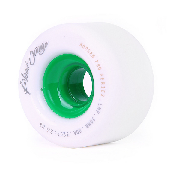Koła Blood Orange Morgan Pro Biało-Zielony 70 mm 80A