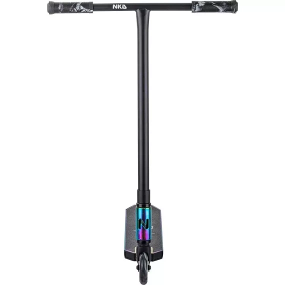 Hulajnoga Wyczynowa Aluminiowa Lekka dla młodych riderów NKD Next Generation Stunt Tęczowy wys. 79,4 cm
