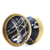 Yoyo Metalowe dla Zaawansowanych YoYoFactory MOZ 7075 – Toya Kobayashi Signature Czarno-Srebrny Splash