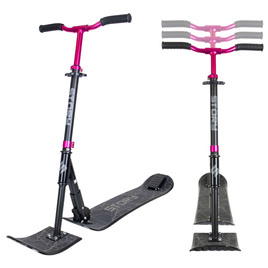 Hulajnoga Wyczynowa na śnieg Story Deluxe Snow Scooter Biało-Różowy 83-94 cm