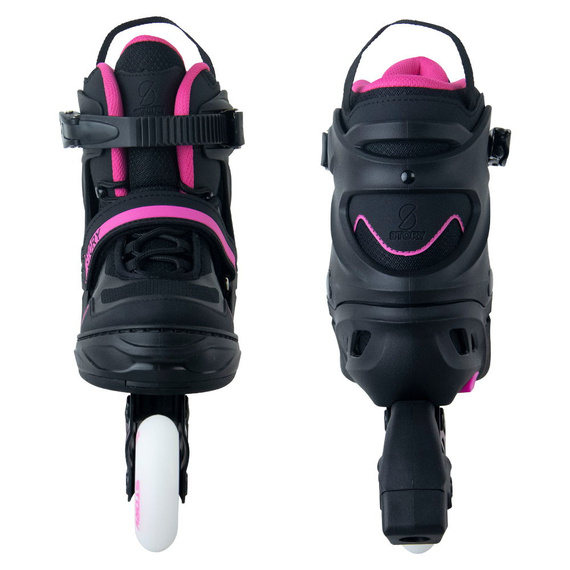 Rolki regulowane Story Fusion Adjustable Inline Skates Różowy LED