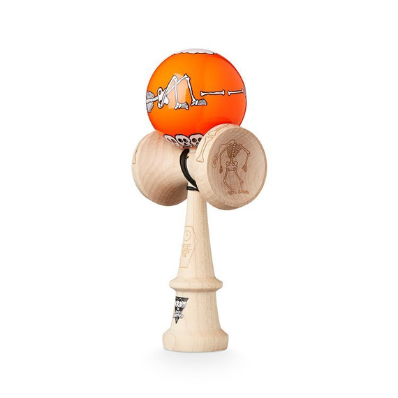 Kendama Krom JODY BARTON - SKELETONS ORANGE