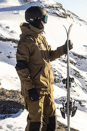 Kask na narty i snowboard NKX Nomad Snow Helmet Czarny L