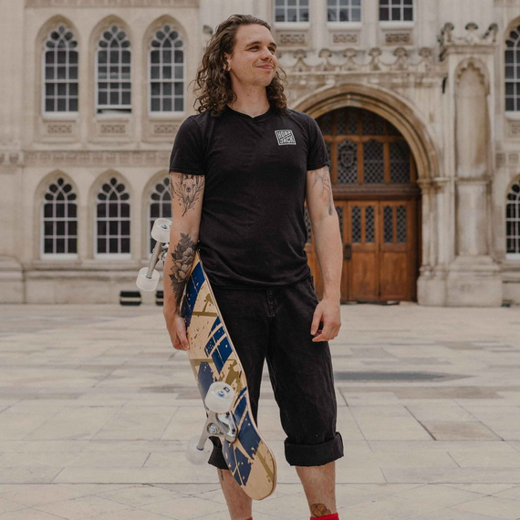 Longboard do Dancingu NKX Superior Dancing Longboard Złoty 48.5" 
