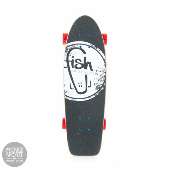 Shortboard Fish Skateboards Szczupak Red