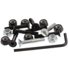 Montażówki Enuff Allen 1.25" (31,7 mm) Czarno-Srebrny
