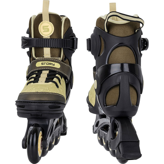 Rolki regulowane Story Crony Adjustable Inline Skates Czarny