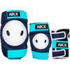 Zestaw ochraniaczy dla dzieci NKX Kids 3-Pack Pro Granatowo-Miętowe M