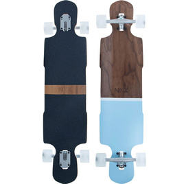 Longboard do carvingu NKX City Action Niebieski 99 cm