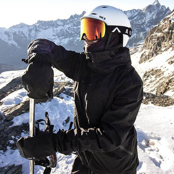 Kask na narty i snowboard NKX Nomad Snow Helmet Biały S