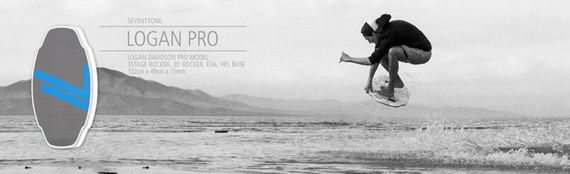 Skimboard Seventyone Logan Pro Niebiesko-Szara