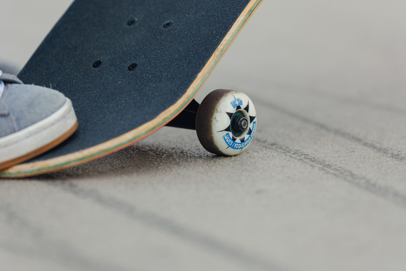 Kompletna Deskorolka Urban Sports Blue Skeleton 7.25"