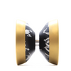Yoyo Metalowe dla Zaawansowanych YoYoFactory MOZ 7075 – Toya Kobayashi Signature Czarno-Srebrny Splash
