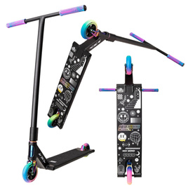 Hulajnoga Wyczynowa NKD Mono Czarno-Tęczowy wys. 89 cm