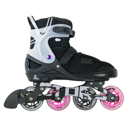 Rolki regulowane Story Motion Adjustable Inline Skates Czarno-Różowo-Czarny
