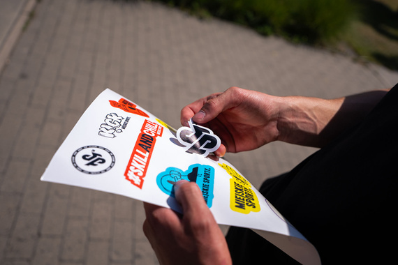 Zestaw naklejek Miejskie Sporty Sticker Pack Arkusz A4 (Wersja A)