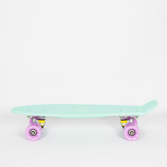 Fishboard Fish Skateboards Summer Green/ Silver/ Summer Purple