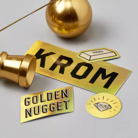 Kendama KROM Mini Metal Golden Nugget