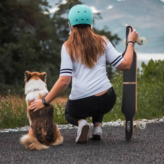 Longboard na początek NKX Fearless Niebieski z Klonu Kanadyjskiego 101 cm