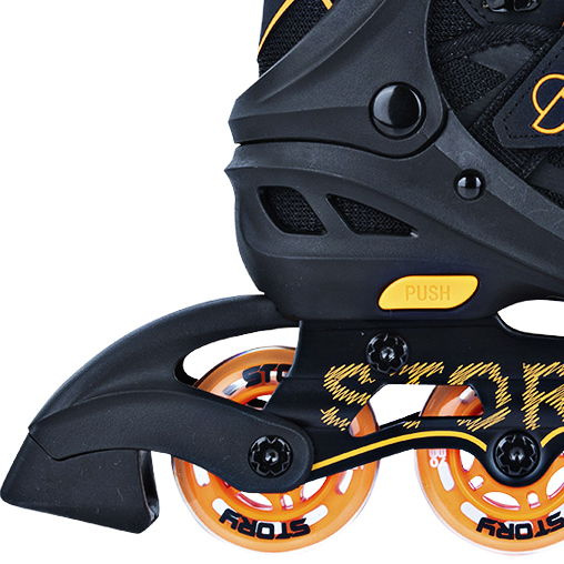Rolki regulowane Story Fusion Adjustable Inline Skates Pomarańczowy