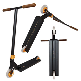 Hulajnoga Wyczynowa NKD IDC Stunt Czarno-Złoty wys. 85 cm