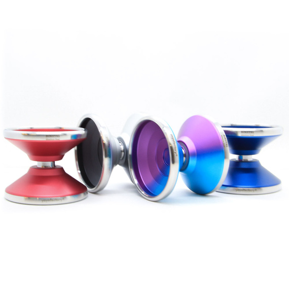 Yoyo Metalowe dla Zaawansowanych YoYoFactory BiMetal Czarno-srebrne