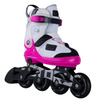 Rolki regulowane Story Motion Adjustable Inline Skates Różowo-Biało-Czarny