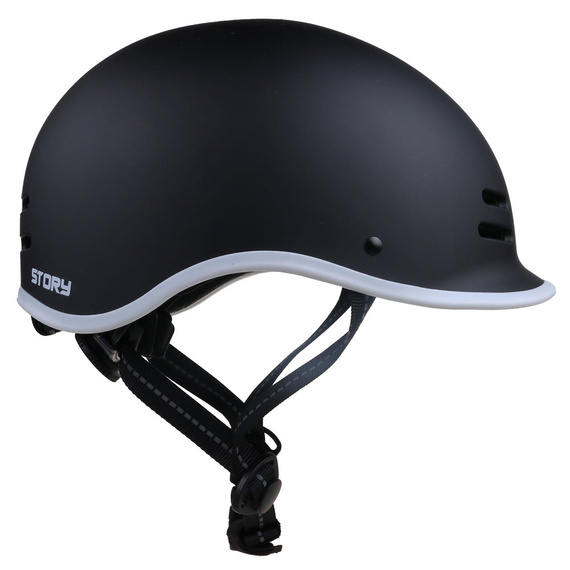 Kask Story Retro Certified Helmet Czarny
