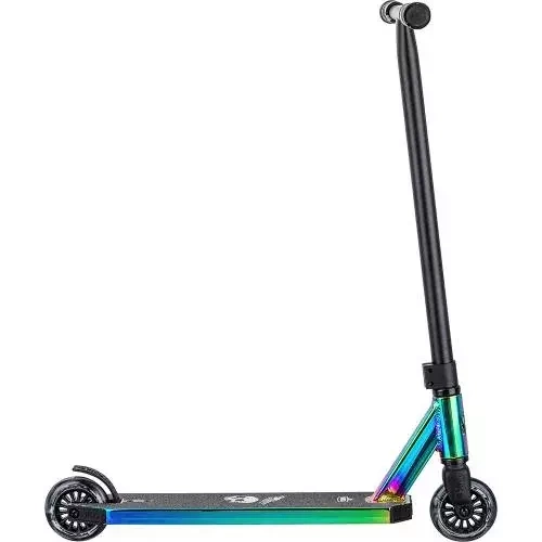 Hulajnoga Wyczynowa Aluminiowa Lekka dla młodych riderów NKD Next Generation Stunt Tęczowy wys. 79,4 cm
