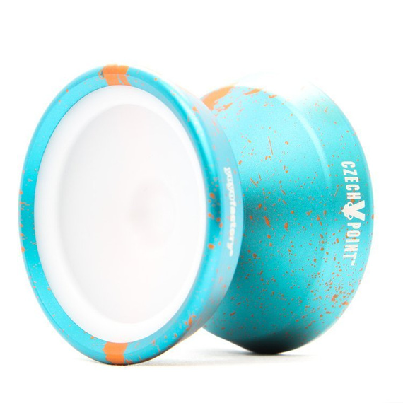 Yoyo Metalowe Yoyo CzechPoint Pivot - Aqua Orange White