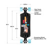 Longboard Loaded Fathom Complete (Orangatang Caguama 85 mm) 33" 