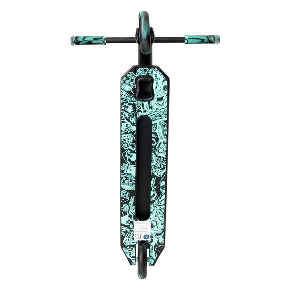 Hulajnoga Wyczynowa Aluminiowa Lekka dla młodych riderów NKD Next Generation Czarno-Miętowy wys. 79,4 cm