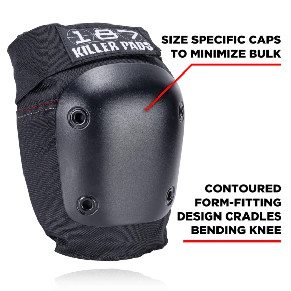 Ochraniacze na kolana 187 Killer Pads Fly Knee Pad Czarny