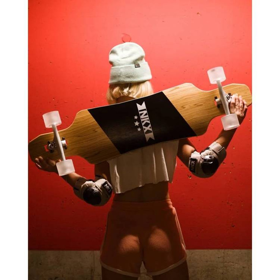 Longboard na początek NKX Fearless Żółty z Klonu Kanadyjskiego 101 cm