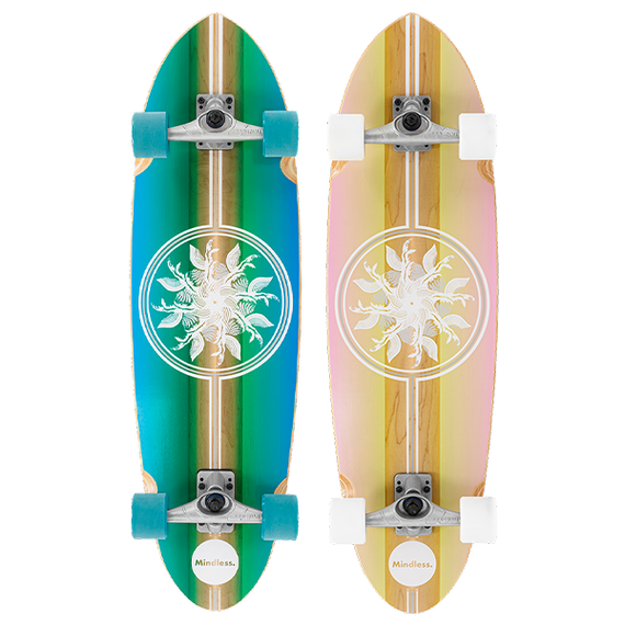 Deska Surfskate Mindless Wake Surf Skate Różowy 35"